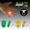 Hot Sale Glowing in the Dark Unisex Bulk Party Favors Led Finger Ring Light Up Halloween Pumpkin Ring