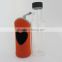 Wine glass bottle whiskey glass bottle with sleeve