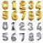 Rainbow Digital Mylar Big Number Balloon 0-9 Happy Birthday Party Decorations Anniversair Helium 32 40 Inch Foil Number Balloons
