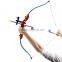 Toy plastic kids play bow and arrow for hunting