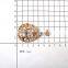 Women'S Gender Drop Water Shape Gold Plated Edge Druzy Gemstone Pendant