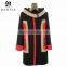 2016 New Style Women Coats O-Neck Long Sleeve Coat Plus Size Women Coat Wool Wholesale For Ladies