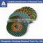 Diamond polishing pad for marble