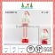 Red and white classic plush christmas standing decoration