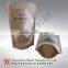Stand up Kraft Paper Bag With Bottom Gusset Clear Window And Printing