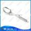 Kitchen good helper stainless steel frying spoon with long handle