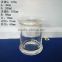 wholesale 200ml 7oz round glass candle jars with lids
