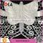 white crochet embroidery neck trim