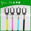 wholesale monopod cable stainless steel selfie stick for smart phone camera