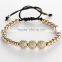 2016 Hot sales stainless steel fashion beads man bracelet with high quality