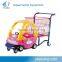 Baby trolly folding shopping carts plastic shopping cart