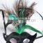 Carnival Mask Peacock Feather Mask With Crystal Diamond For Venetian Masks Wholesale