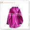 girl's fashionable jacket in solid color waterproof jacket with new design