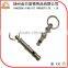 Hot sale portable fancy stainless steel pet training whistle for dog leash