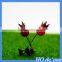 Hogift hot selling fashion flower hairpins handmade plants resin hair clips MHo-14