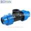 compression fitting female thread reducing pp tee