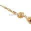 Indian Traditional Antique Gold Tone Polish Matha Tikka With Ruby Drop