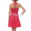 vintage quinceanera dresses waist halter dress pinup polka dot wiggle pencil dresses