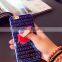 2016 red lip design blue light ring stand case for iphone 6 6s 4.7