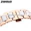 16|18|20mm Charming high quality stainless steel ceramic Watch Bracelet White Black wholesale 3PCS