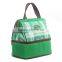 Wholesale high capacity insulted polyester cooler bag with two closure
