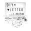 A4 Size LED cinematic light box DIY letter lamp