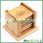 Six Pieces Eco Friendly Bamboo Cup Saucer