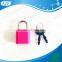 AJF Wholesale Popular Colorful Square Plastic Mini Key Locks