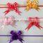 pre-made satin ribbon pull bows for wedding decoration