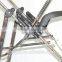 Hot Sell OEM Foldable Baby Stroller Frame with wheels in precise metal tube bending and Plastic injection parts Powder coating