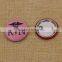 Promotion custom nurse theme tin badge button with safety pin