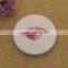 White pu Leather Mirror Pocket/ Round Makeup Compact Mirror With Sexy Lips