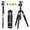 QZSD-Q666 Portable 1580MM travel photography outdoor SLR camera bracket 350MM folded Digital photography sunpack camera tripod