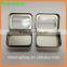 rectagular shape mini name card tin cans/tin boxes