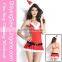 High Quality Wholesale Sexy Festive Sleigh Belle Santa Dance Girls Costume
