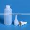 Clear HDPE plastic bottle for instatant glue