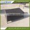 Aluminium frame flat rattan furniture sale online
