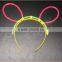 Wholesale foilbag packing glowing hairclips light in the dark