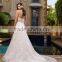 custom popular newest hot sell high quality puffy tiered ruffled bridal gown wedding dress