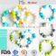 Teether necklaces bracelet Food Grade Teething beads Baby import silicone beads teething necklace