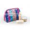 Hot sale! simple fashion shinning pu promotional cosmetic bag cosmetic bags