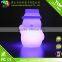 indoor modern battery operated funky table lamps rainbow color cordless USB rechargeable portable luminaire desk for hotel
