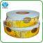 Printed self adhesive waterproof custom label for honey bottle