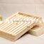 Cheap heated recycled wooden bread storage food tray