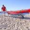 Folding Beach Cart , Canoe Carrier , Kayak Cart