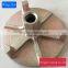 Standard Component D15 Galvanized Formwork Wing Nut With Stiffeners