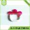 Hot sale 2016 BPA free custom made ring down claws shape round shape funny silicone baby teether