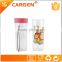 Practical private label clear plastic sport water bottle