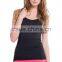 New fashion seamless gym tank tops lady high stretch sports wear