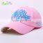 wholesale/new style high quality 100%cotton 6 panel customize plain baseball cap with 3D embroidery